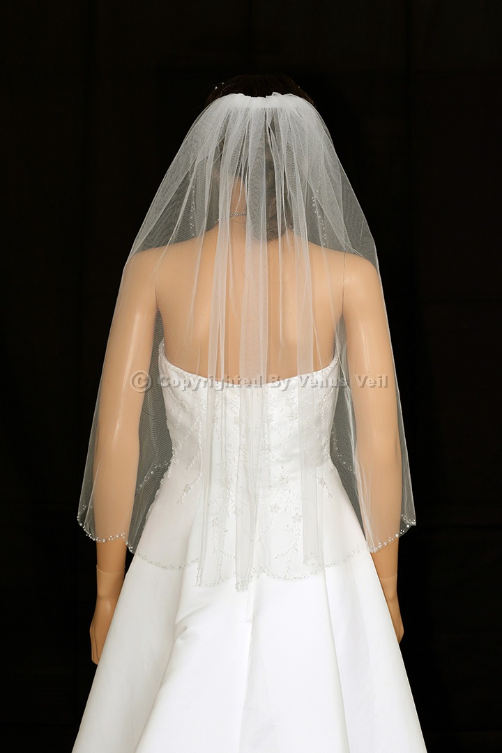 Dress this gown with a veil — The Knot