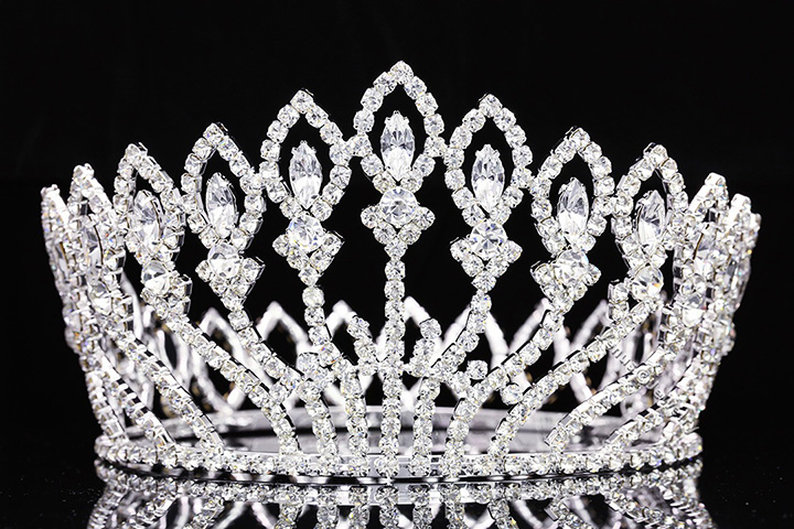 Bridal Pageant Rhinestone Crystal Prom Wedding Full Crown Tiara 8937 | eBay