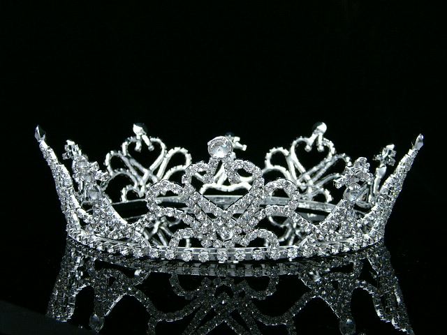 Bridal Wedding Pageant Rhinestone Crystal Full Crown Tiara 6192 | eBay